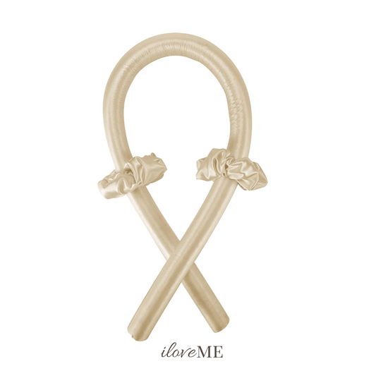 100% Mulberry Silk Heatless Curls Kit – No Heat, All Glam