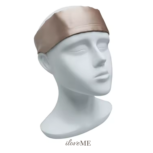 100% Mulberry Silk Spa Headband – Velcro Adjustable & Hair-Friendly