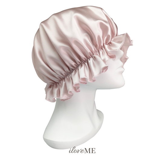 100% Mulberry Silk Sleep Cap for Hair Protection