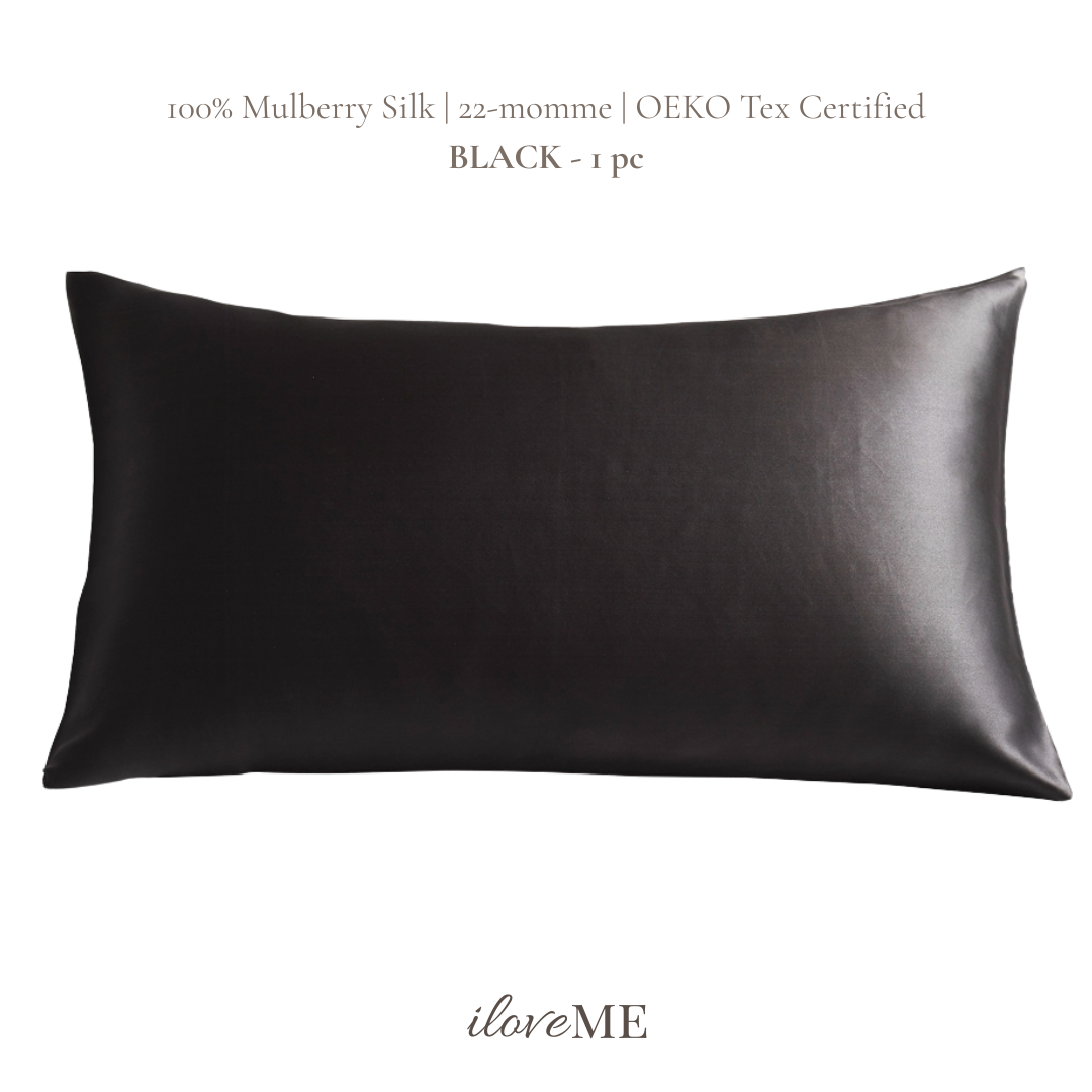 100% Mulberry Silk Pillowcase - Skin-loving (1 pc)
