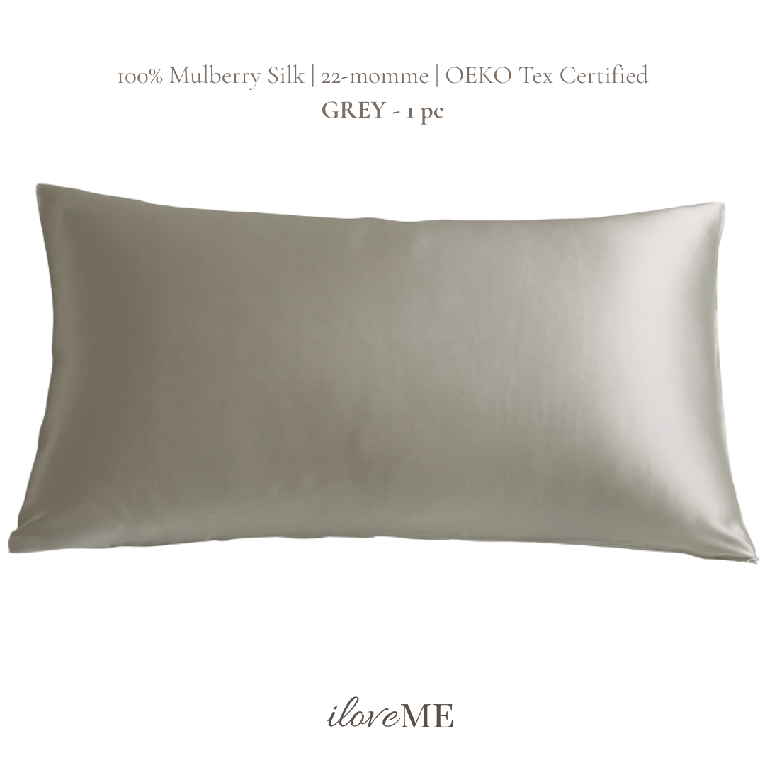 100% Mulberry Silk Pillowcase - Skin-loving (1 pc)