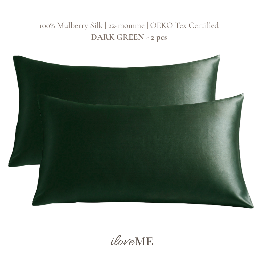 100% Mulberry Silk Pillowcase - Skin-loving (2pcs)