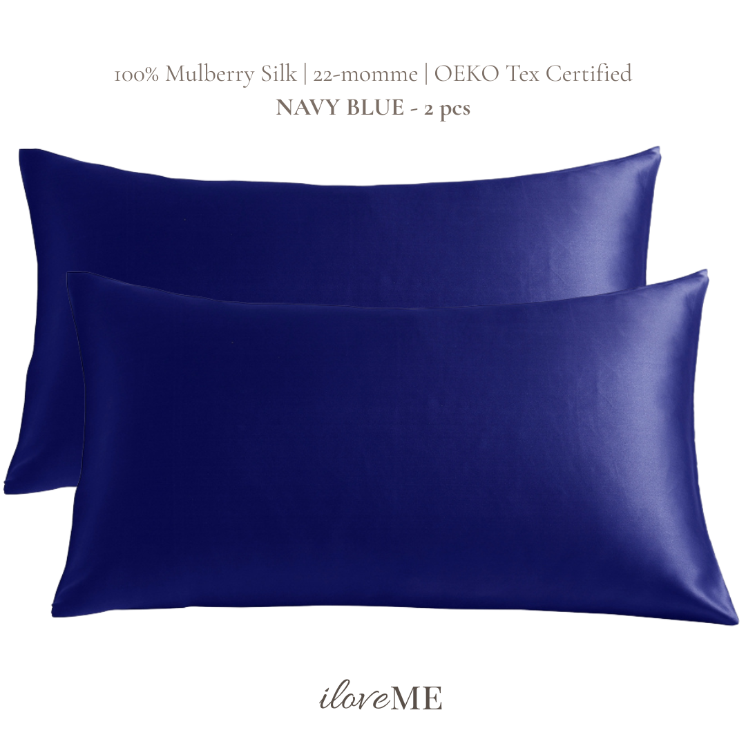 100% Mulberry Silk Pillowcase - Skin-loving (2pcs)