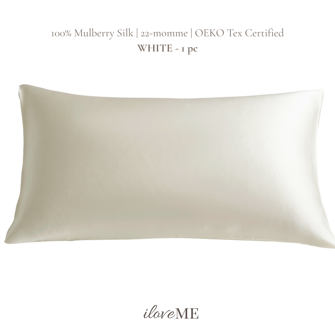 100% Mulberry Silk Pillowcase - Skin-loving (1 pc)