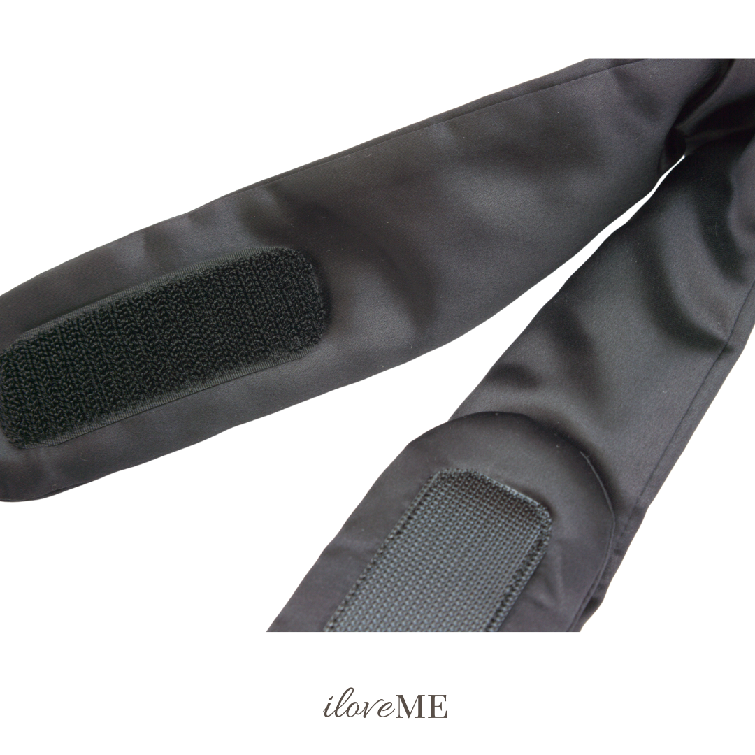 100% Mulberry Silk Spa Headband – Velcro Adjustable & Hair-Friendly