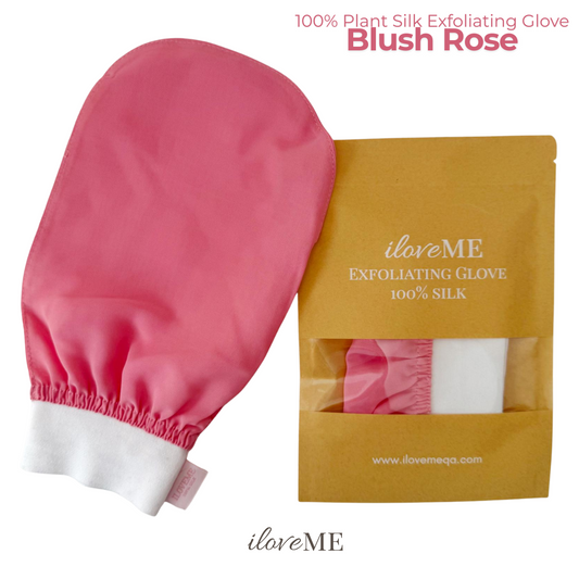 100% Silk Exfoliating Glove (1 pc) - Smooth, Radiant Skin